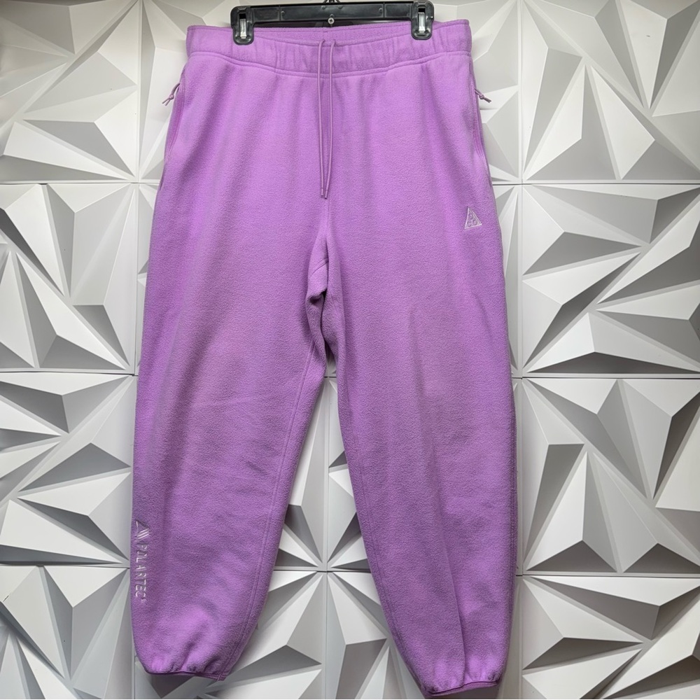 Nike ACG Polartec Wolf Tree Women's Size L Fleece Pants CV0608-060 Rush Fuchsia